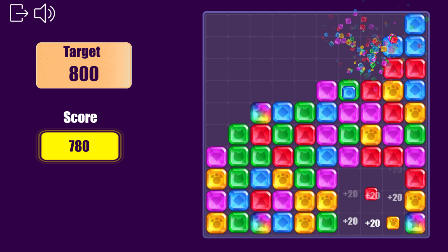 Block Champ Game Play Screenshot.