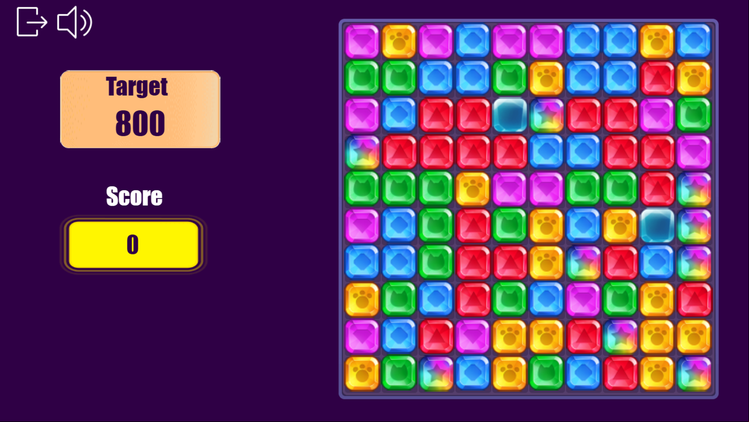 Block Champ Game Start Screenshot.