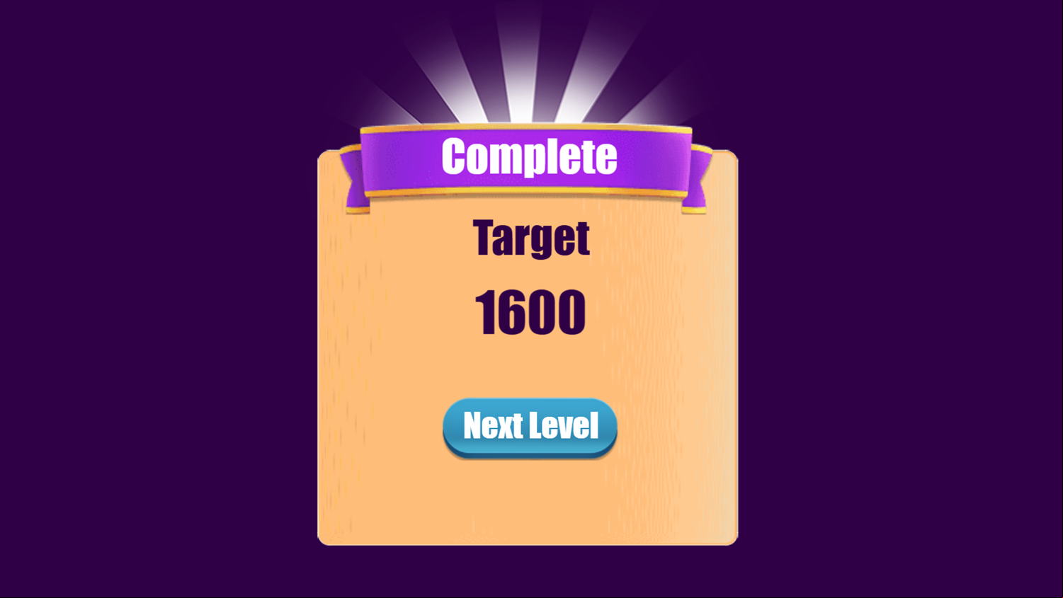 Block Champ Game Level Complete Screenshot.