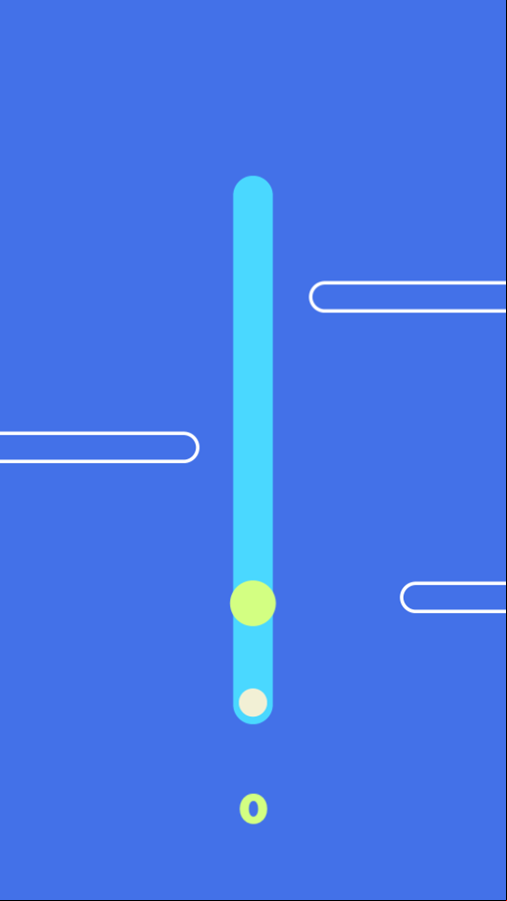 Blue Line Game Start Screenshot.
