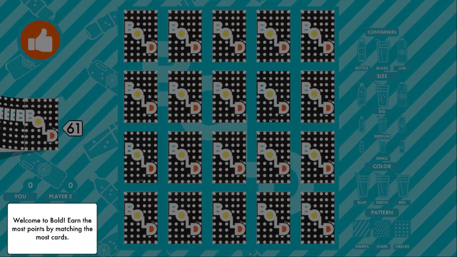 Bold Game Goal Screenshot.