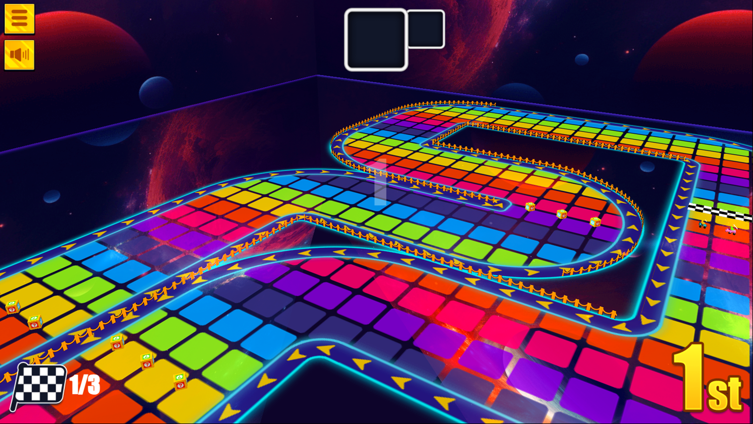 Boom Wheels Game Level Start Screenshot.