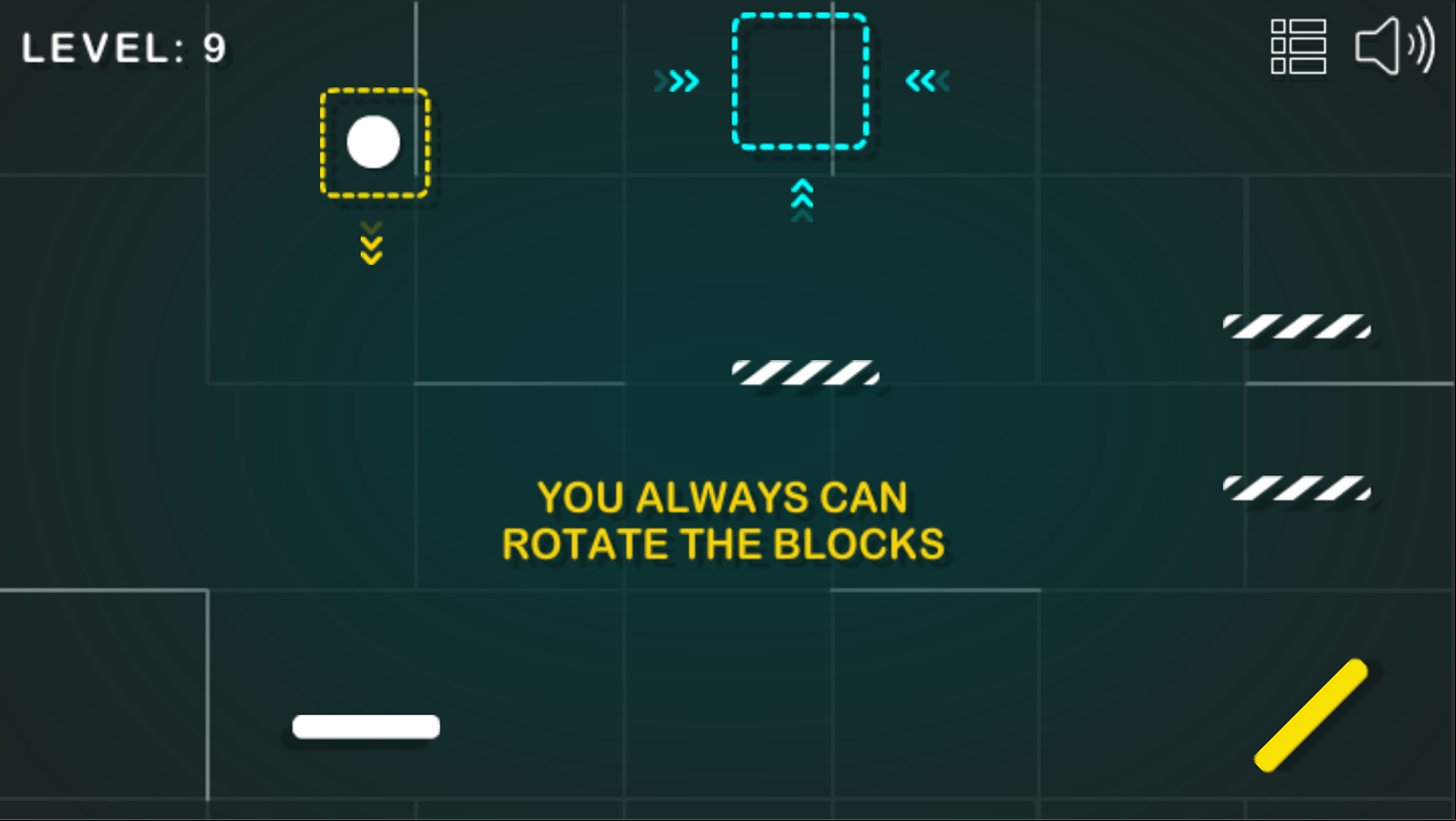 Bounce Ball Game Rotate Blocks During Play Info Screenshot.
