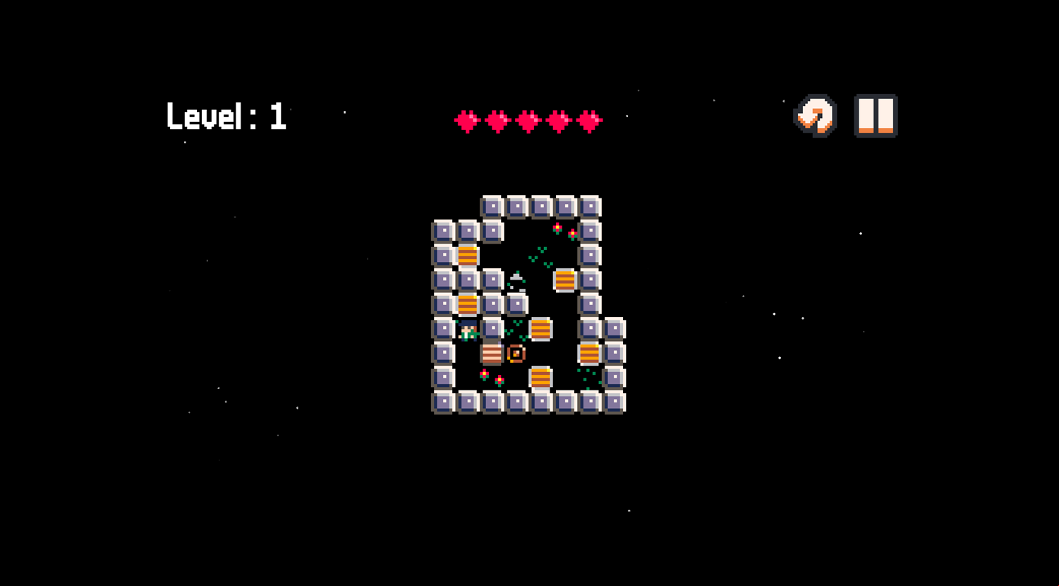Box Boy Game Level Play Screenshot.