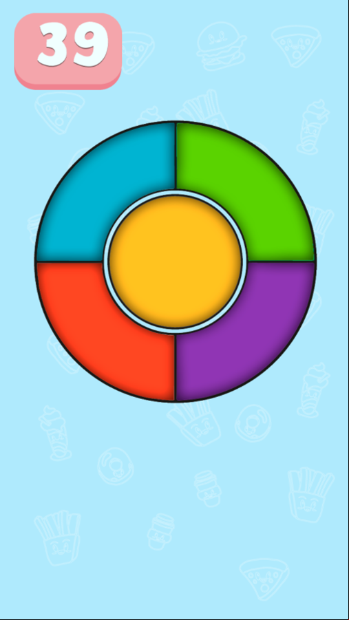 Brain Academy Game Repeat Colors Play Screenshot.