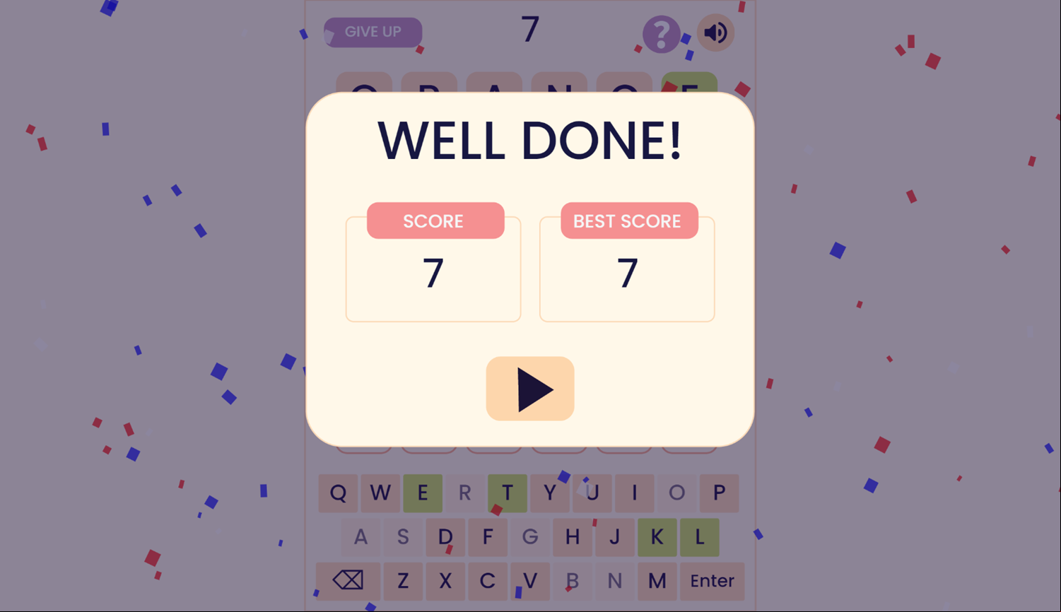 Brandler Game Level Complete Screenshot.