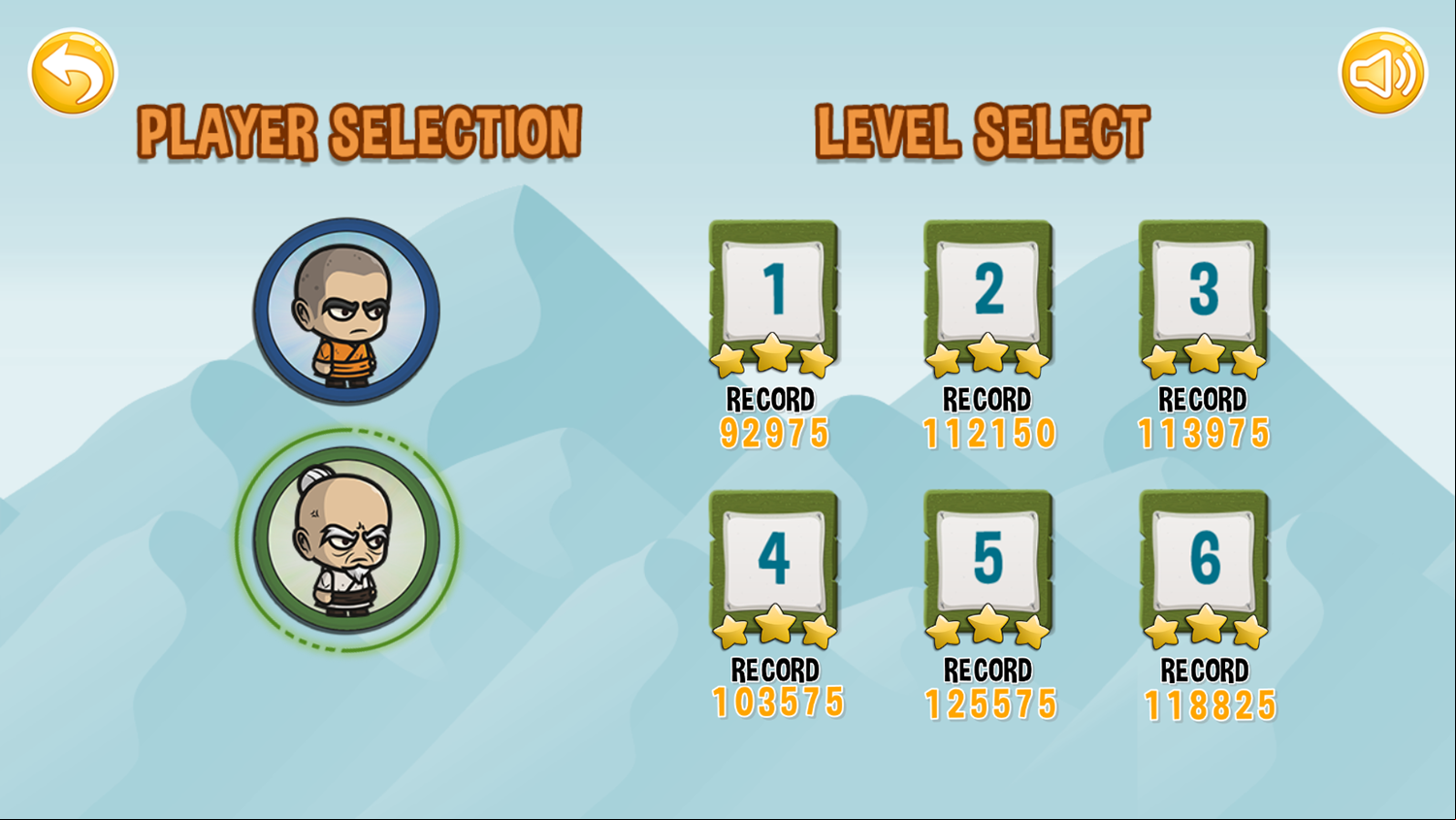 Brave Warriors Game All Levels Beat Screen Screenshot.