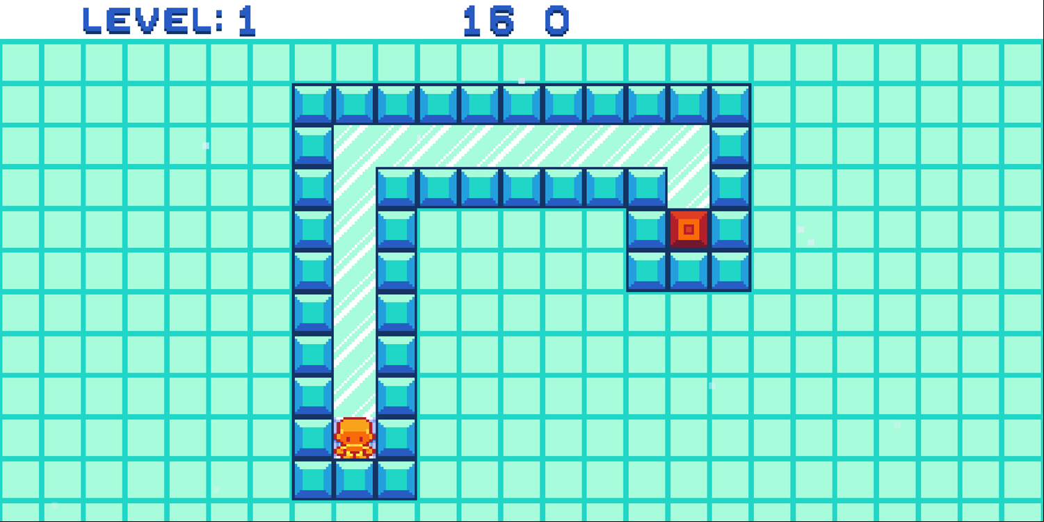 Breaking The Ice Game Level Start Screenshot.