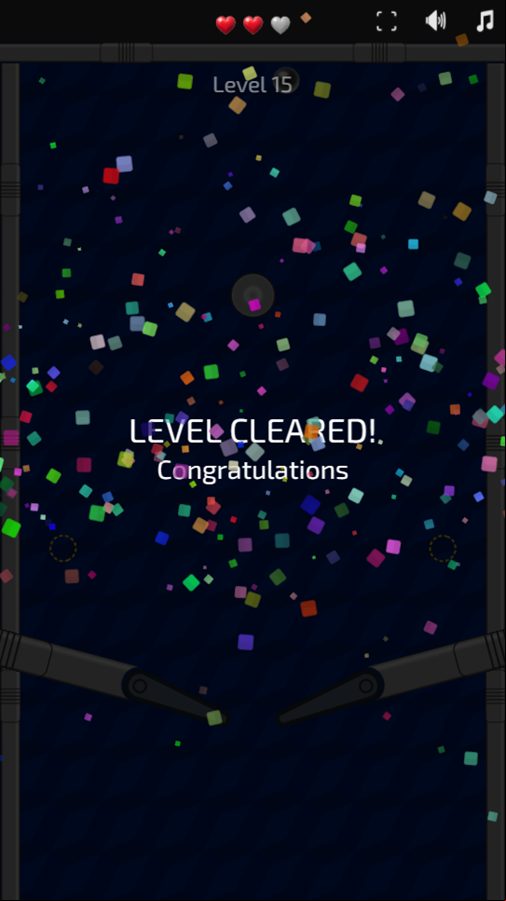 Bricks N Balls Pinball Game Complete Screenshot.