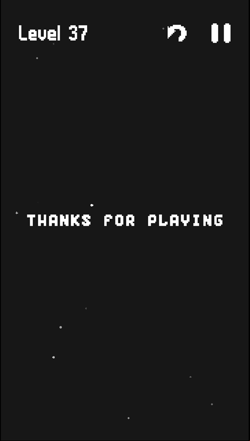 Brickway Game Beat Screen Screenshot.