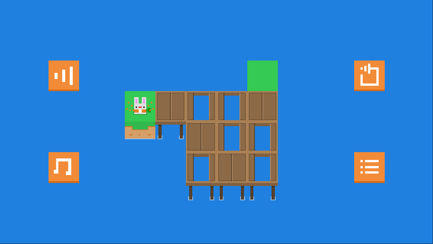 Bridge Hopper Game Level Complete Screenshot.