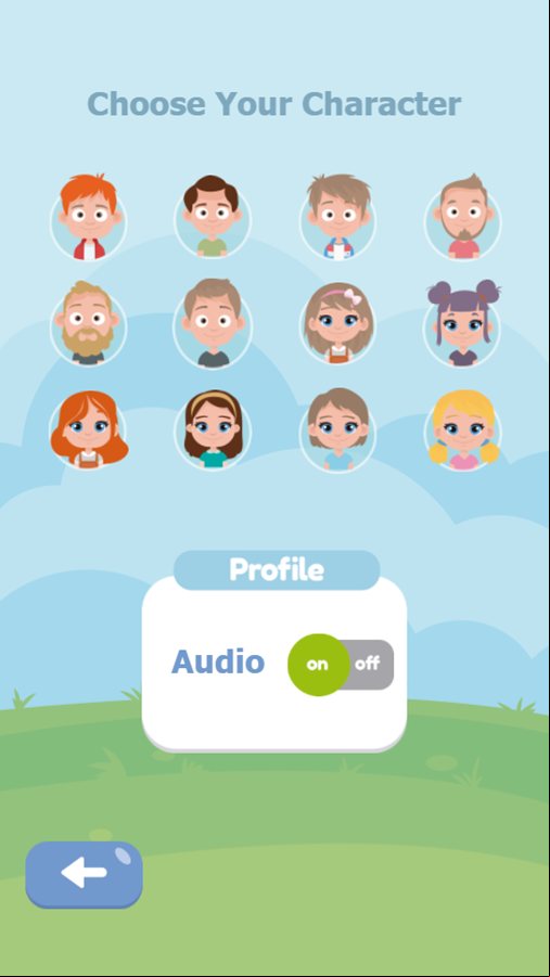 Bubble Shooter Rescue The Animals Game Choose Character Screenshot.