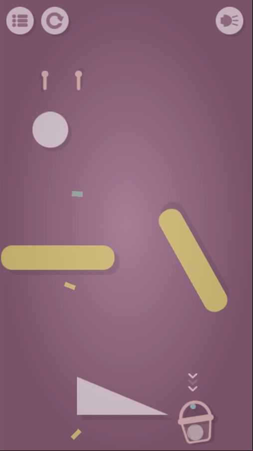 Bucket Ball Game Final Level Complete Screenshot.