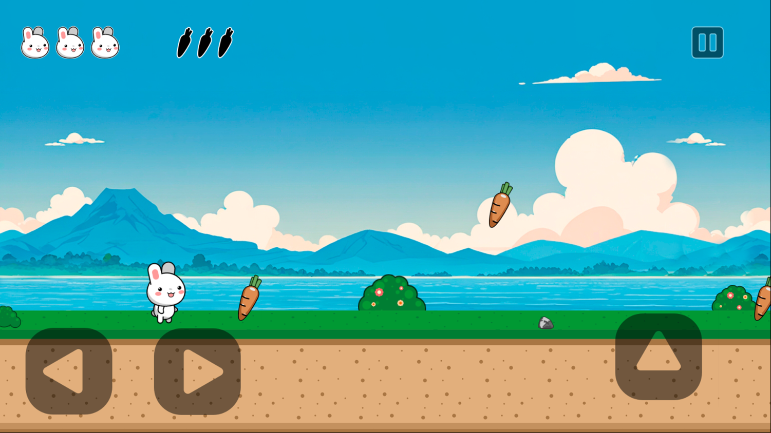 Bunny Adventure Game Screenshot.