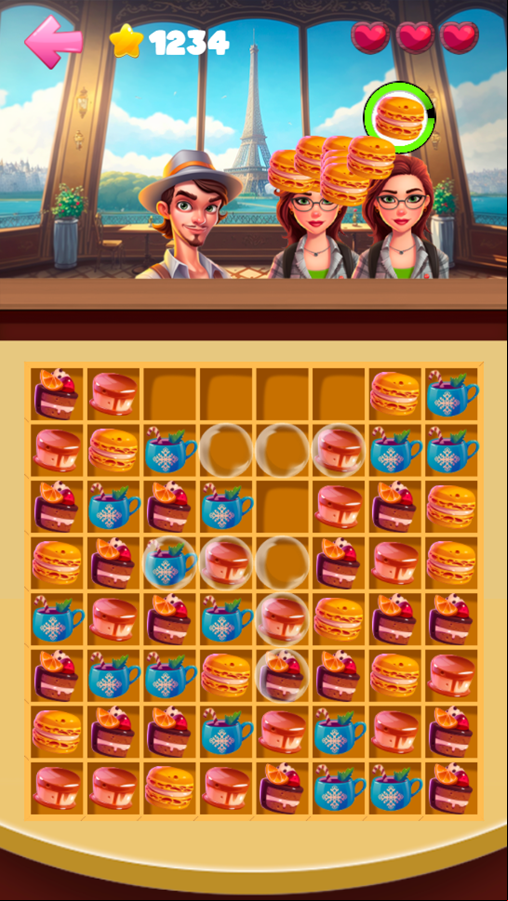 Cake Master Game Play Screenshot.