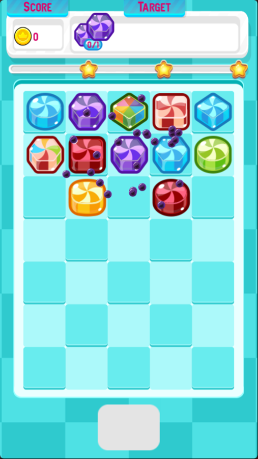 Candy Blast Game Level Play Screenshot.