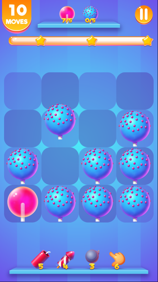 Candy Crush Game Play Screenshot.