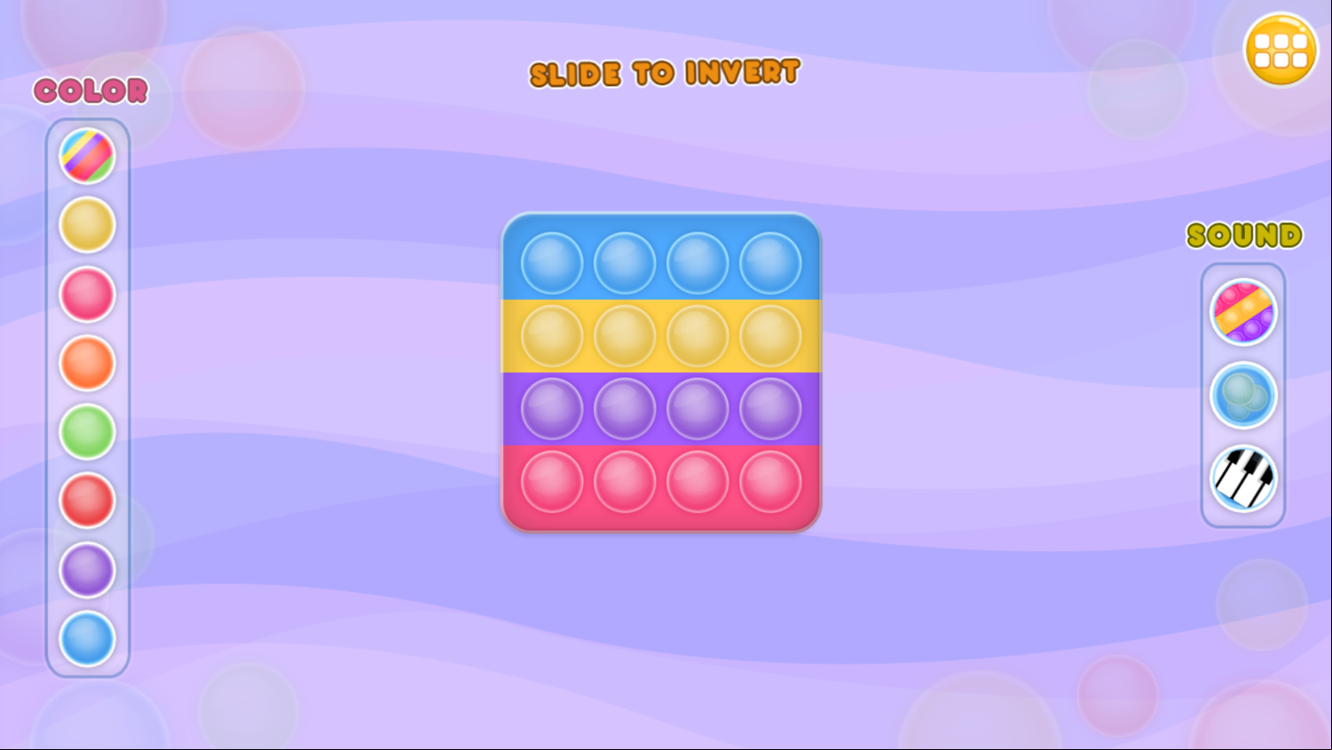 Cannon Ball Pop It Fidget Stage Start Screenshot.