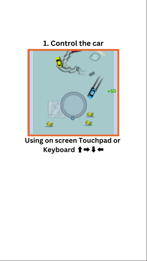 Car Bumper Game How To Play Screenshot.