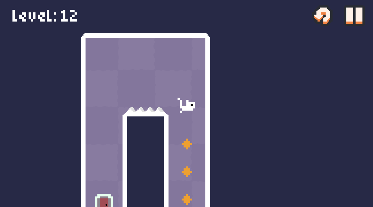 Cat Adventure Game Level Challenge Screenshot.
