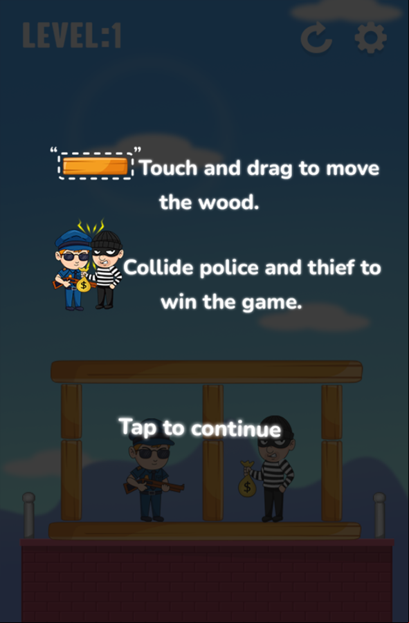 Catch The Thief Game How To Play Screenshot.
