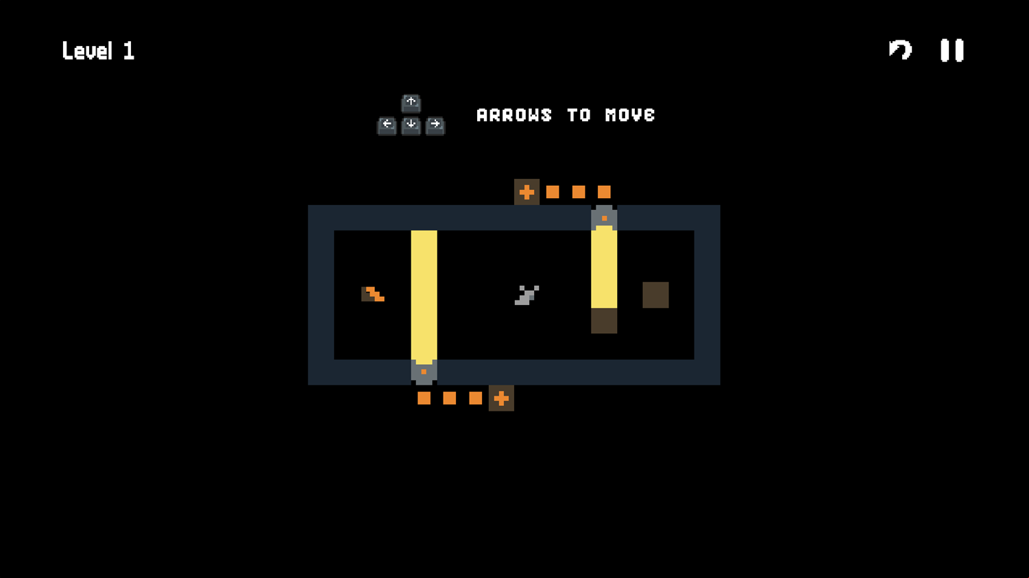 Cheesetown Game Level Start Screenshot.