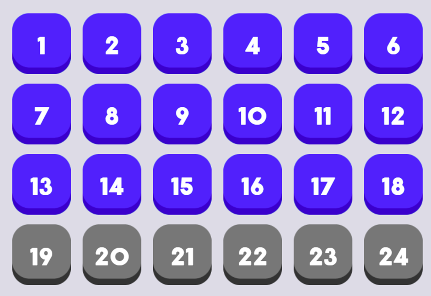Chess Move Level Select Screenshot.