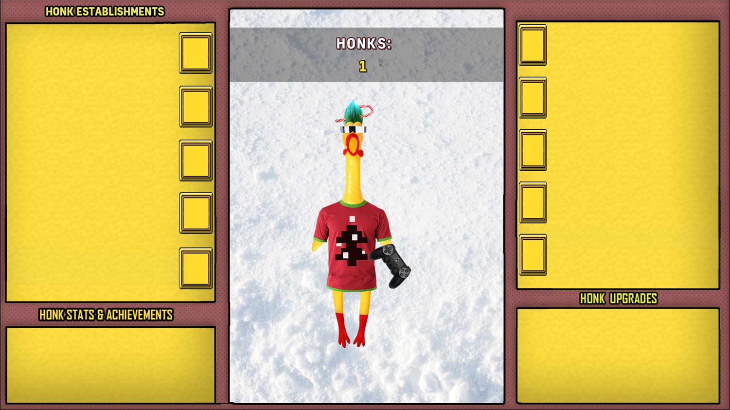 Chicken CLicker Game Screenshot.