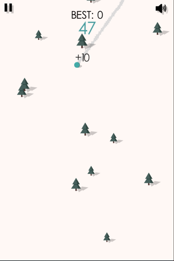 Chilly Snow Ball Game Play Screenshot.