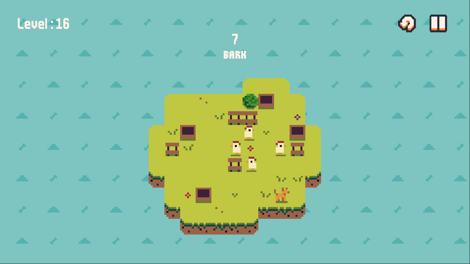 Chook Lockdown Game Screenshot.