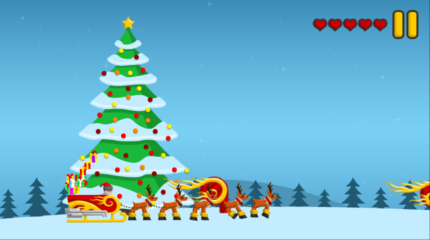 Christmas Furious Level End Screenshot.