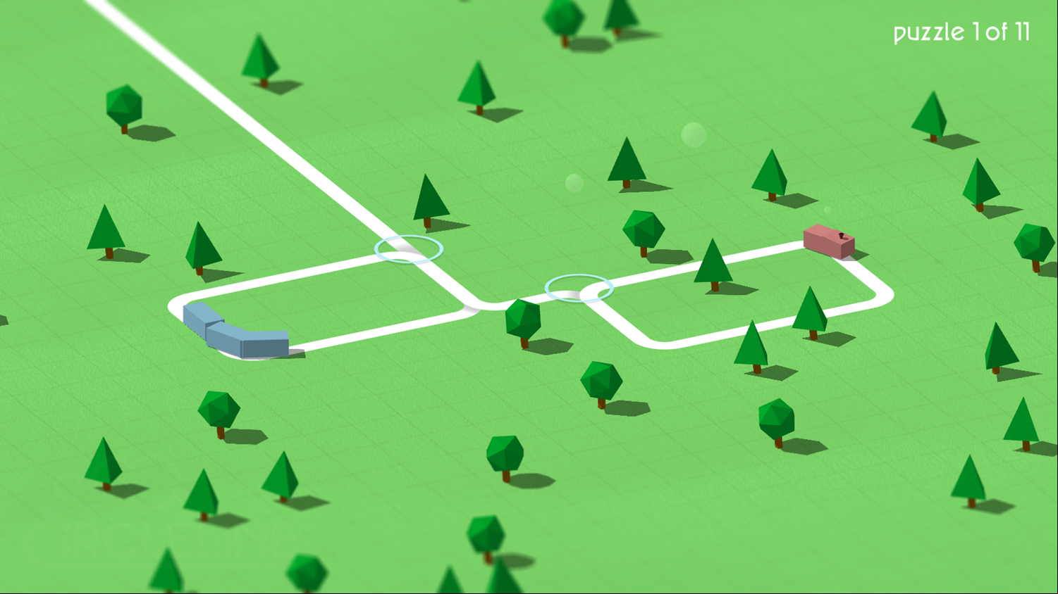 Circleline Game Level Start Screenshot.