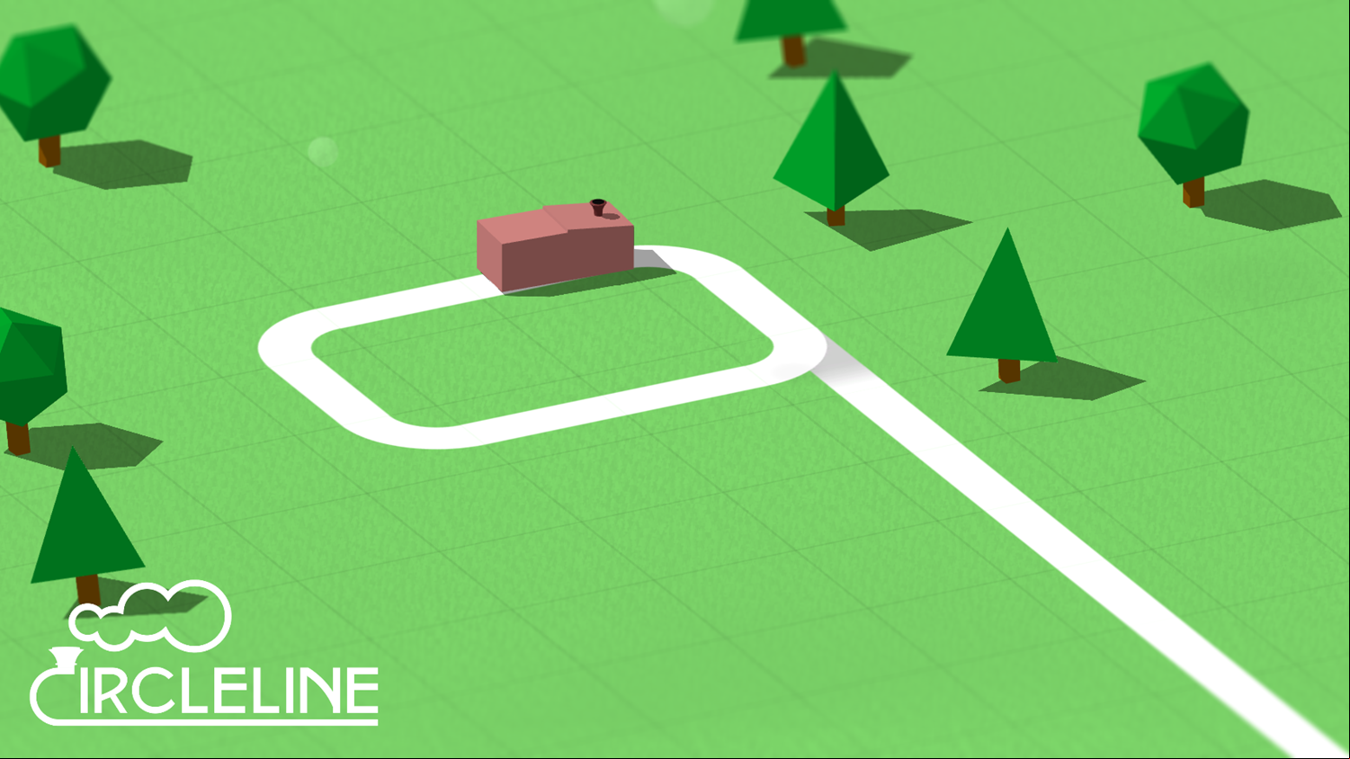 Circleline Game Welcome Screen Screenshot.