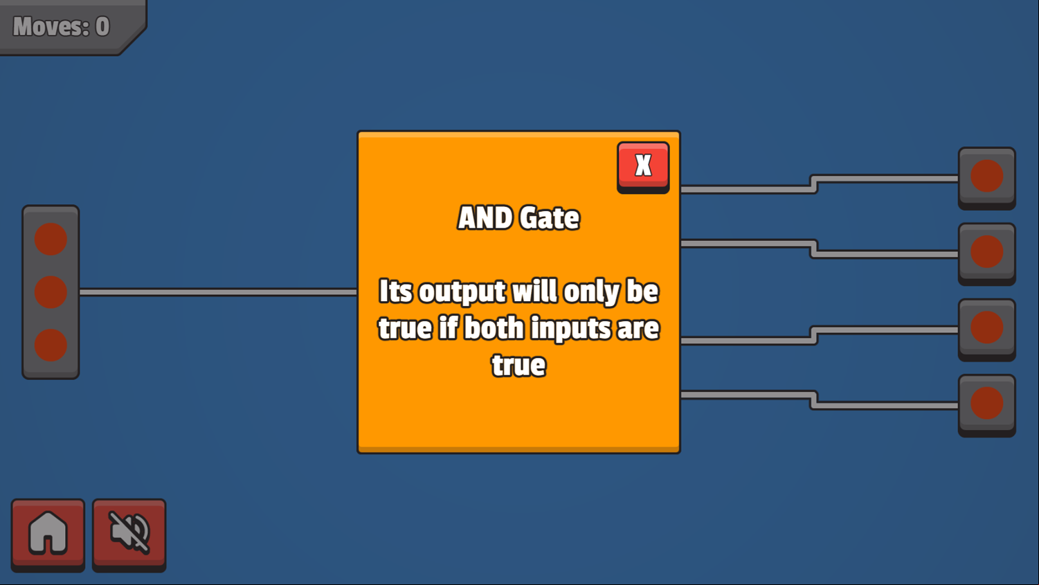 CircuitGates Game And Gate Screenshot.