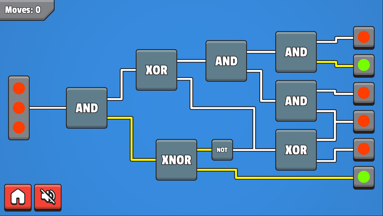 CircuitGates Game Final Level Screenshot.