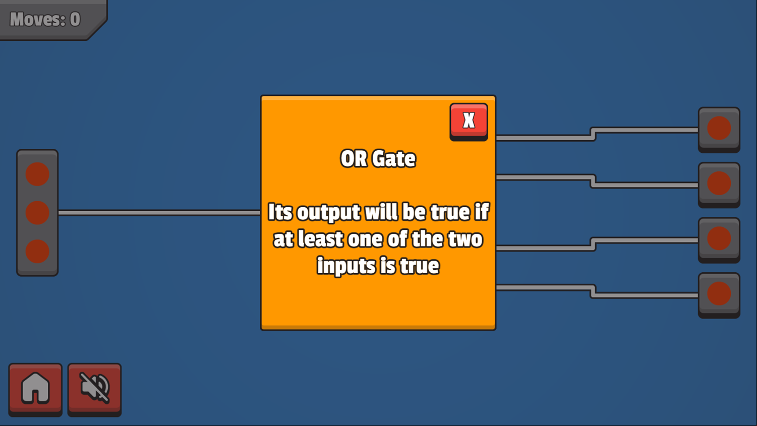 CircuitGates Game Or Gate Screenshot.