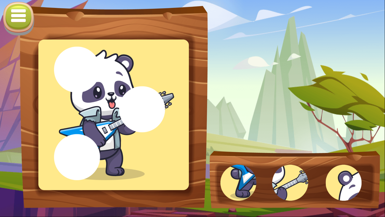 Circular Puzzles Game Start Screenshot.