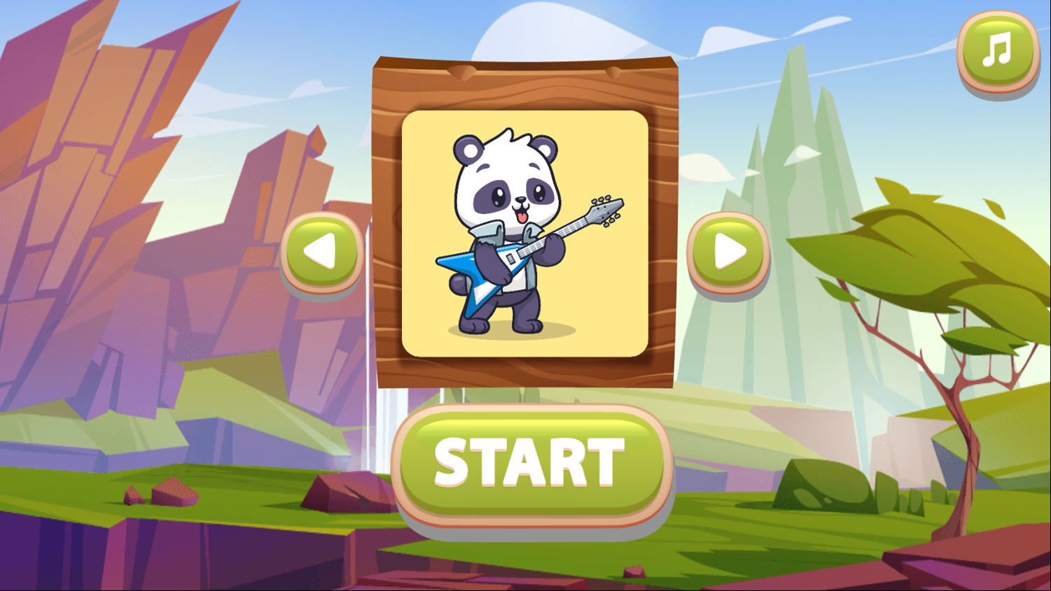 Circular Puzzles Game Welcome Screen Screenshot.