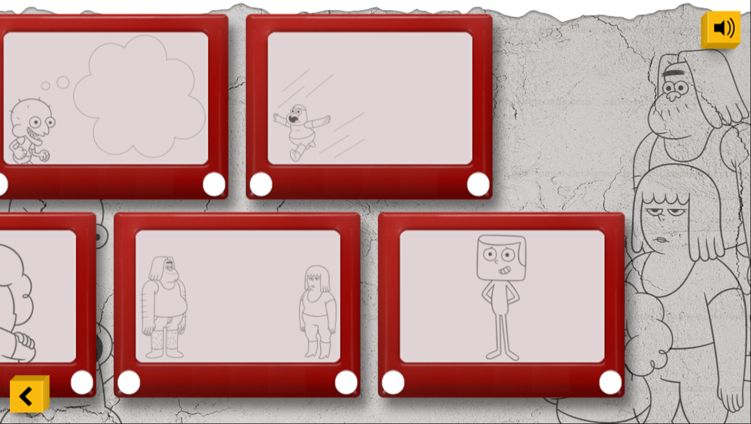 Clarence Storyboard Game Artwork Select Screenshot.