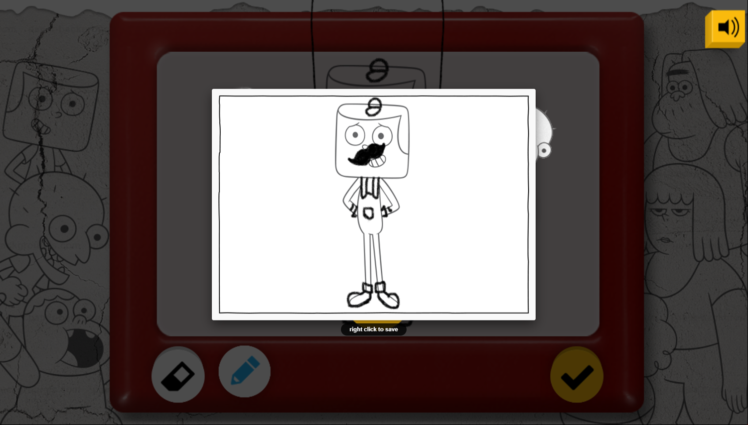 Clarence Storyboard Game Final Layout Screenshot.
