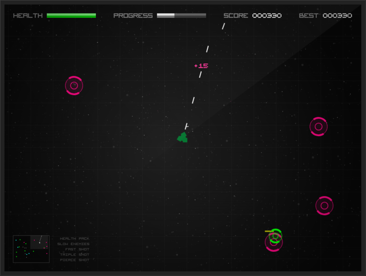Clash of Space Game Play Screenshot.