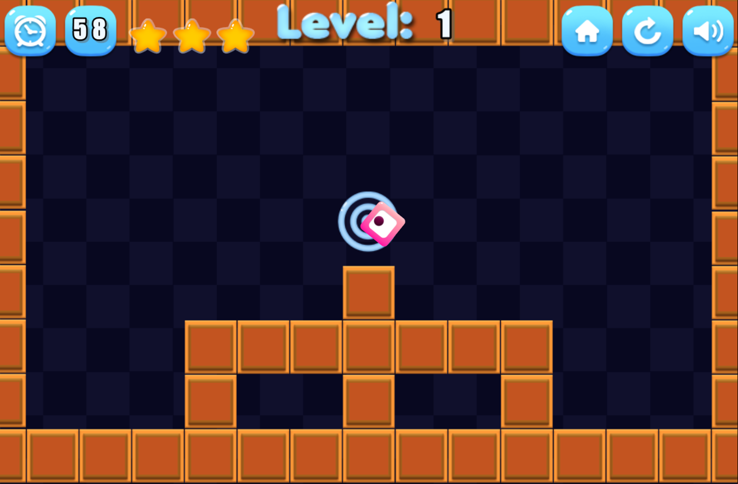 Clone Jumping Game Level Play Screenshot.