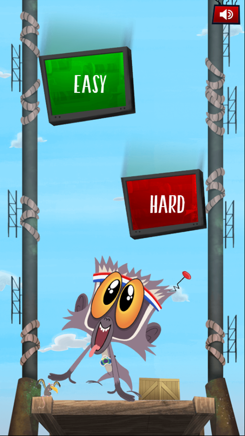 Cloudy With a Chance of Meatballs The Climb Game Difficulty Select Screenshot.