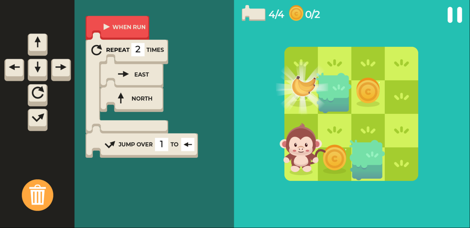 Code Monkey Game Screenshot.