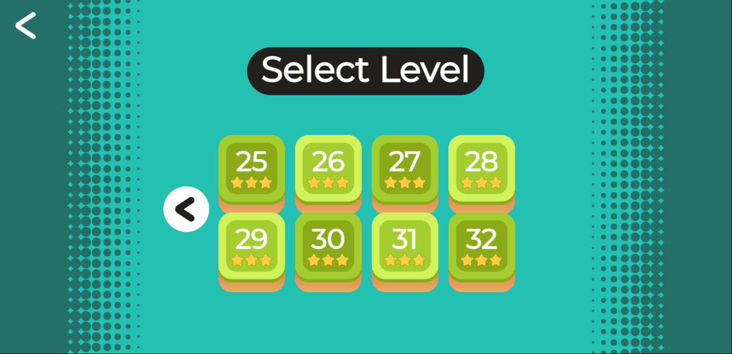Code Monkey Game Level Select Screen Screenshot.