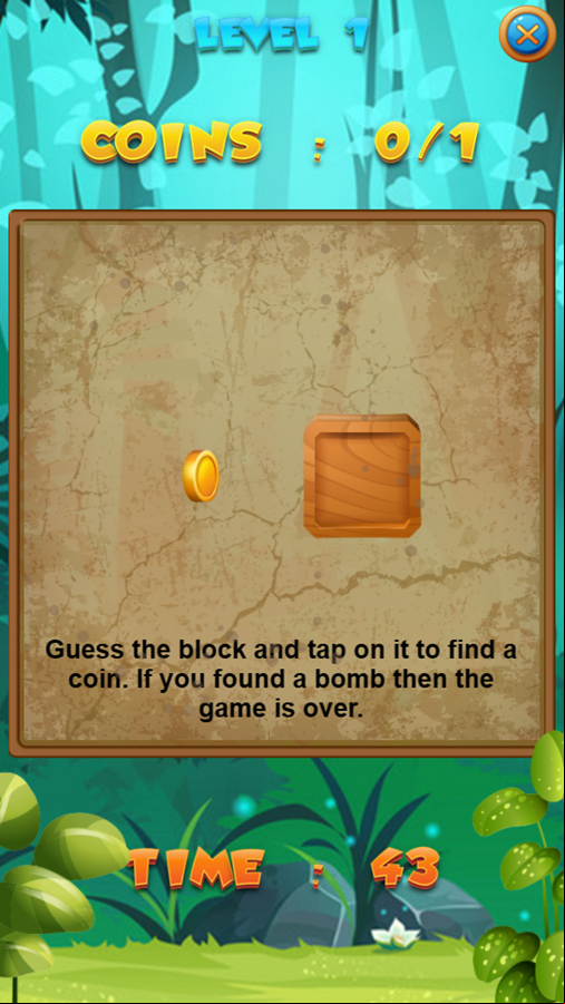 Coins Finder Game Level Play Screenshot.