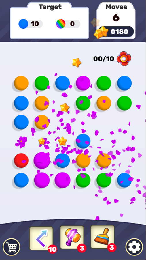 Collect Em All Game Level Play Screenshot.