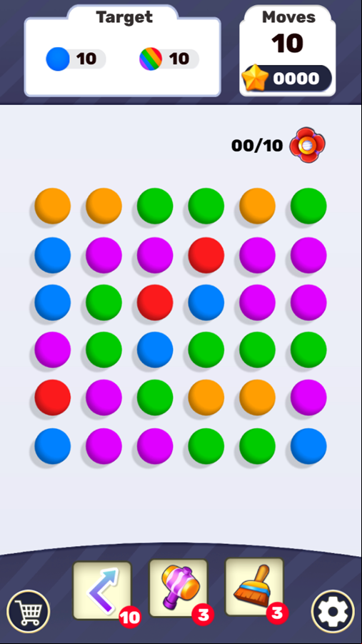 Collect Em All Game Level Start Screenshot.