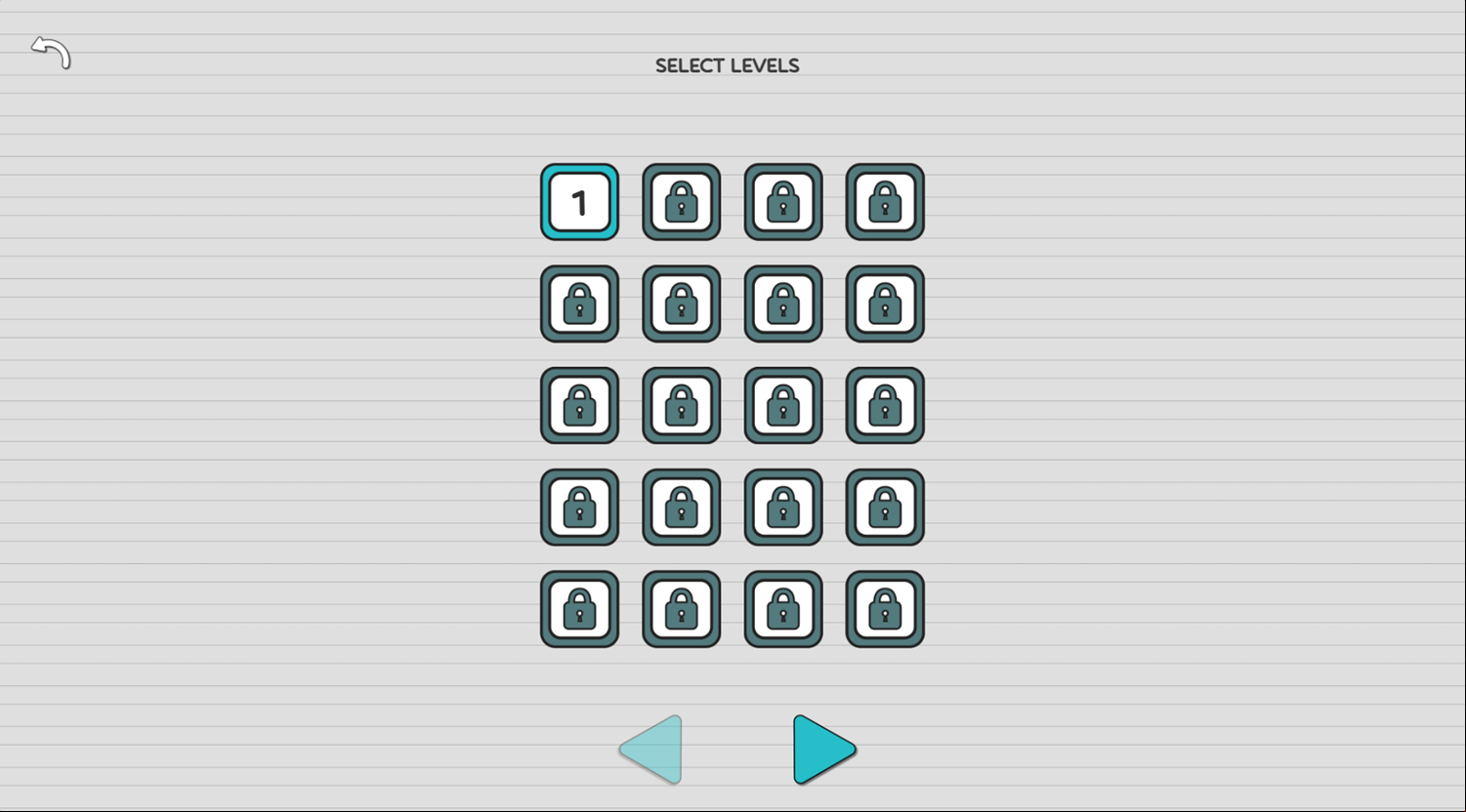 Color Connect Game Select Levels Screenshot.