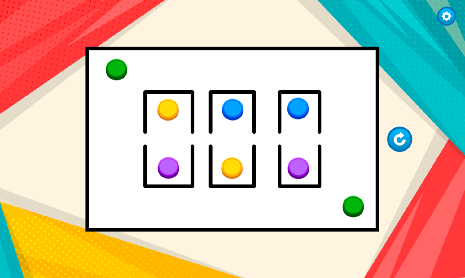 Color Link Game Level Challenge Screenshot.